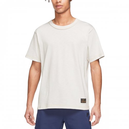 ★Nike★ Life Short Sleeve Knit Top M Team Gold FZ6517783 FZ Nike Life Short-Sleeve Knit Top Grey | BSTN Store
