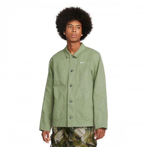 nike green long coat