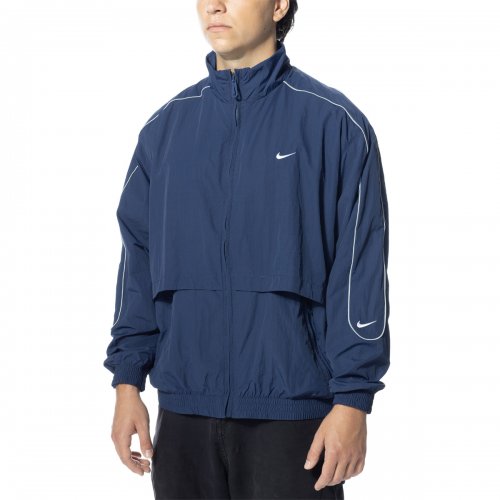 Jackets Nike Solo Swoosh Woven Track Jacket 'Navy' (FB8622-410) | WSS