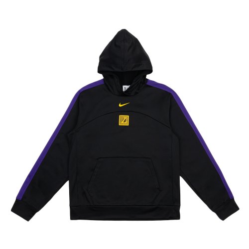 Los Angeles Lakers Starting 5 Nike Men's Therma-FIT NBA Pullover Hoodie in Purple, Size: XL | DX9805-504