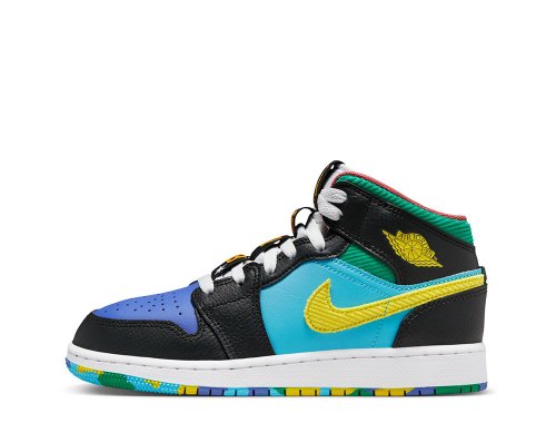 High Orange Black Red Blue Green Jordan Air Jordan Mid Sneaker