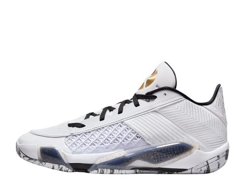 Air Jordan XXXVIII Low White/Black/Pure Platinum/Metallic
