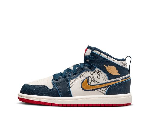 Amazon.com | Nike Men's Air Jordan 1 Mid SE Shoes, White