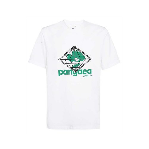 ★OAMC★ Celsian short sleeve t-shirt Polvere 23E28OAJ09COT0 Koszulki OAMC Jersey Celsian Knitted Tee 'White' (23E28OAJ09