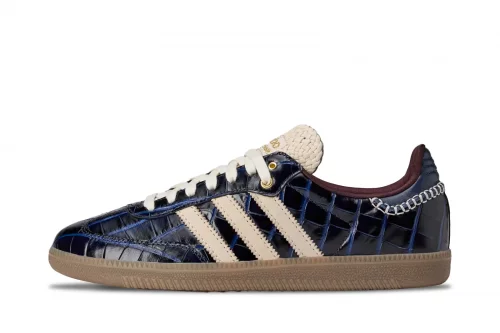 スニーカー Adidas x Wales Bonner Samba Collegiate Navy Wonder White Obuwie adidas x Wales Bonner Samba 'Collegiate Navy Wonder