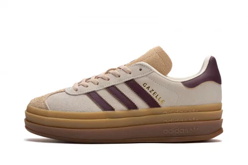 Sneakers adidas Gazelle Bold W 'Cream White Maroon' (JQ5127