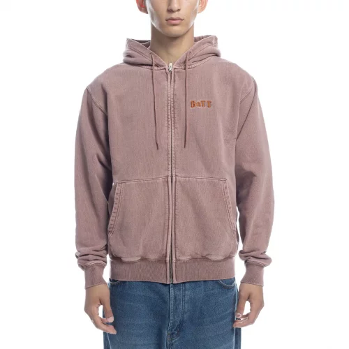 BoTT OG Logo Hoodie BROWN(値下げ) bott-pigment-dyed-zip-hoodie-