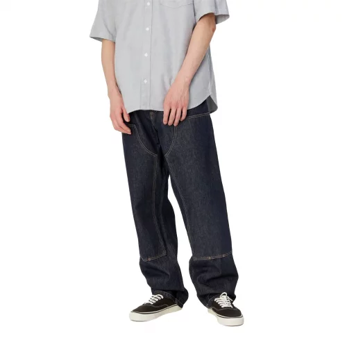 【Carhartt WIP】DOUBLE KNEE PANT 28‪✕‬32 Carhartt WIP DOUBLE KNEE PANT - Pantaloni - black rinsed