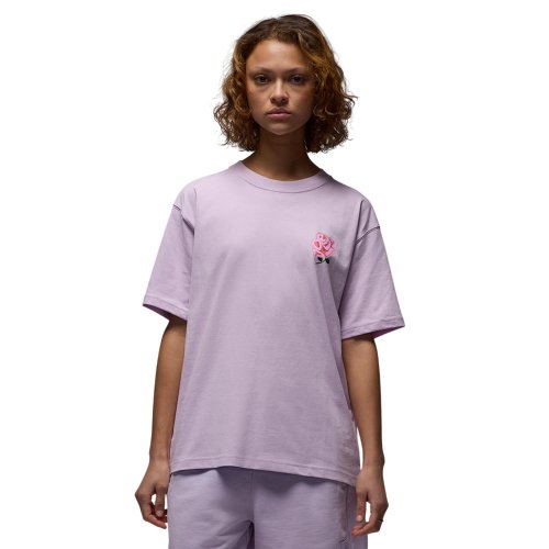 Tシャツ・カットソー RONRON MULTI STRIPE HEART POCKET BASIC FIT T SHIRT PURPLE RR Short Sleeves Round Neck Purple Tee Shirt | Pack of 6, 12