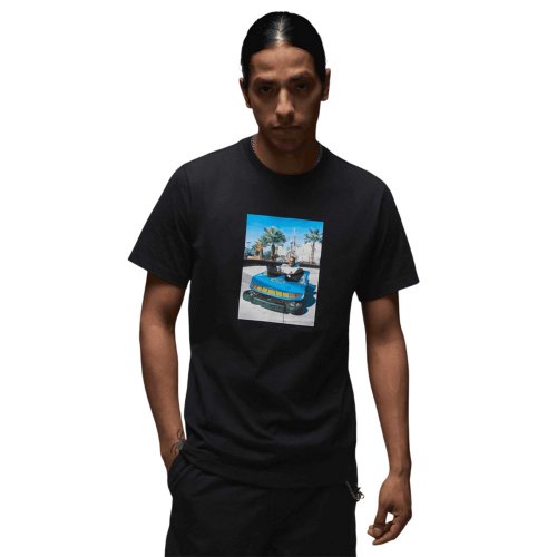 ★ Nike★ Jordan Brand T-Shirt M Black White HJ2401010 HJ24 jordan-brand-hj2401-010-
