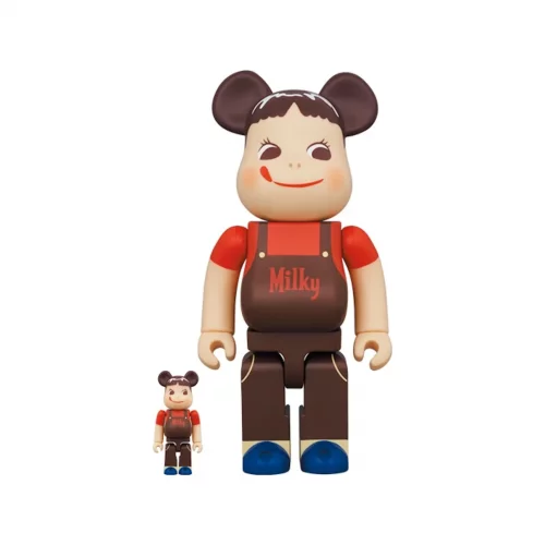 MEDICOM TOY - MILKY THECONVENI PEKO BE@RBRICK100％＆400％ BEARBRICK MILKY THE CONVENI PEKO 100% & 400% SET – ODTO