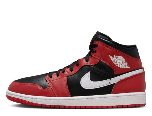 靴 Nike WMNS Air Jordan 1 Mid Black/Gym Red Nike Air Jordan 1 Mid 