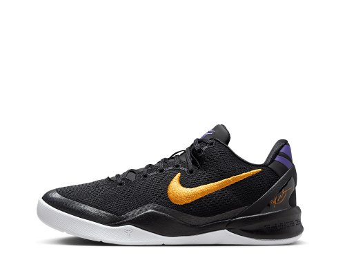 Nike Kobe VIII (GS) Black/University Gold-White-Court Purple shoes