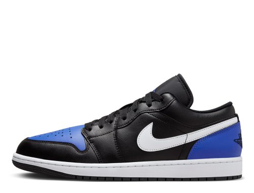 Air Jordan Low Black/White-Game Royal shoes [553558-042]