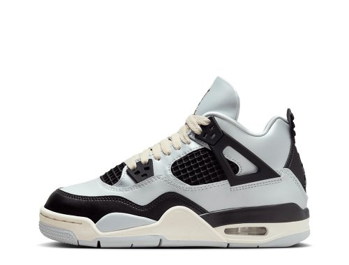 Air Jordan Retro (GS) Pure Platinum/Metallic Gold-Black-Sail
