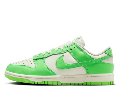 Sb dunk low leather low trainers Nike Green size 40.5 EU in