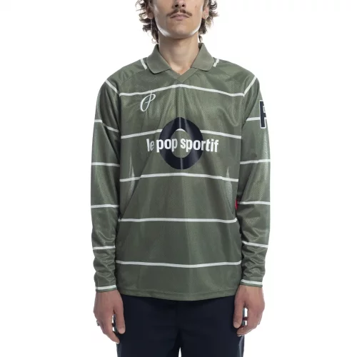 Longsleeve Pop Trading Company Striped Sportif Longsleeve T