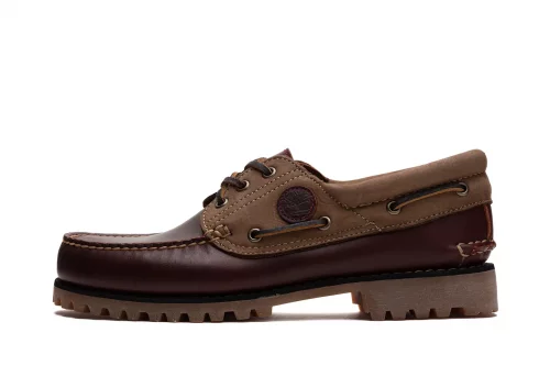 靴 timberland authentic boat shoe blackout Timberland Authentic – Czarne buty żeglarskie z nubuku z 3