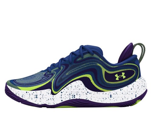 Curry Island Blue On Foot Curry 3Z7 Grade School Basketball Shoes