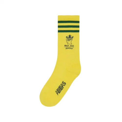 【関税込み】BRAIN DEAD \"Slub 2 Stripes\" socks Brain Dead Slub Two Stripes Crew Socks In Multicolour | ModeSens
