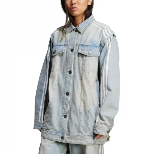 adidas Originals デニムジャケット Neutral Court adidas Women's Originals Neutral Court Denim Jacket - Blue