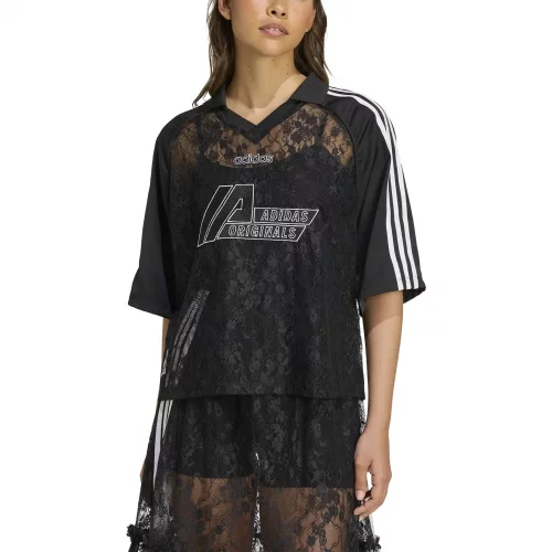 T-shirts adidas Lace Jersey W 'Black' (KD2276) | WSS T-shirts adidas Lace Jersey W 'Black' (KD2276) | WSS