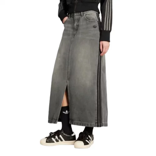 スカート AVANDRESS Rien Long Skirt DARK GREY ZD41SK05DKG Amiah Mid Rise Maxi Skirt In Dark Grey | Bardot