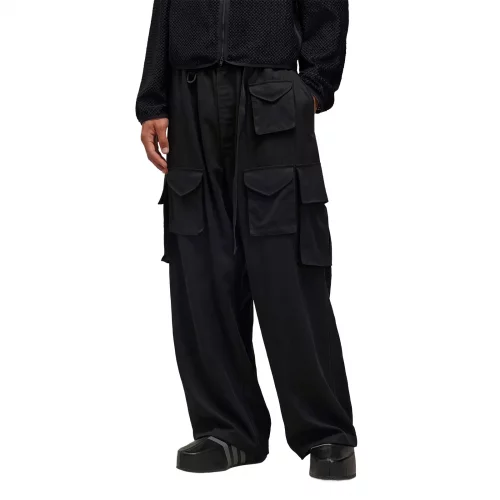 adidas Y-3 Refined Wool Cargo Pants 'Black' (IW7453) | WSS