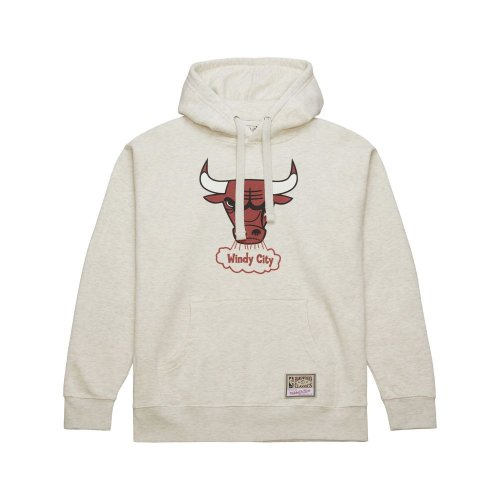 Mitchell&Ness NBA Slammin Chicago Bulls Beige Sweatshirt