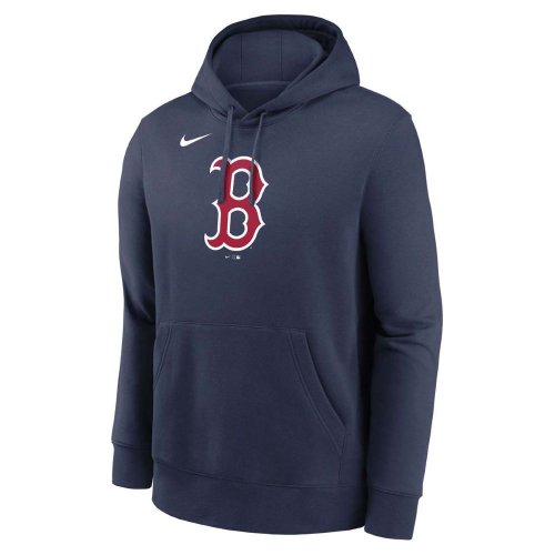 【NIKE】BostonRedSoxFashionClubMen'sNike MLB Pullover Hoodie Men's Boston Red Sox Nike Red Authentic Collection Logo