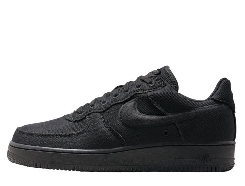 Buty Nike Air Force 1 Low Canvas Czarne [HV1204-002