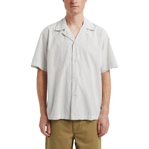 シャツ Norse Projects \"Mads Poplin Stripe SS\" Shirt Mads Poplin Stripe SS
