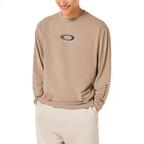 トップス 00's Oakley sunfade cotton sweat T-shirts Oakley New Retro L/S Tee 1.7 'Bark' (FOA408131-881