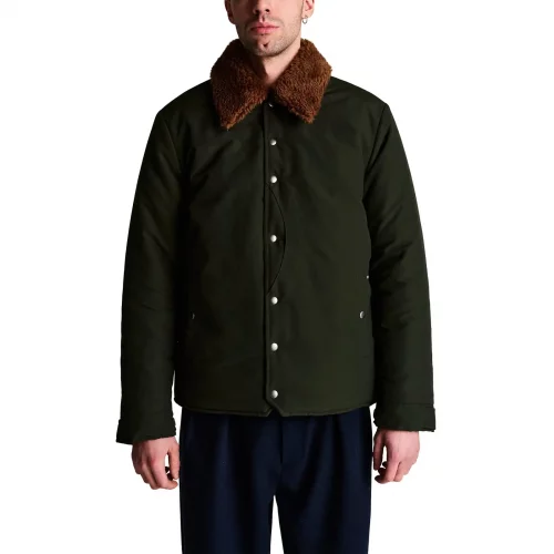 Jackets Pop Trading Company Padded Jacket 'Duffel Green