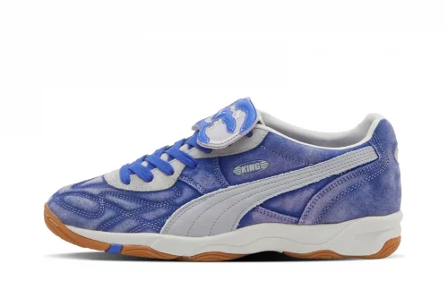 スニーカー PUMA King Indoor Kid Super Blue Gray Fog 40118001 KING INDOOR KIDSUPER [Dart Blue / Fog] - KidSuper
