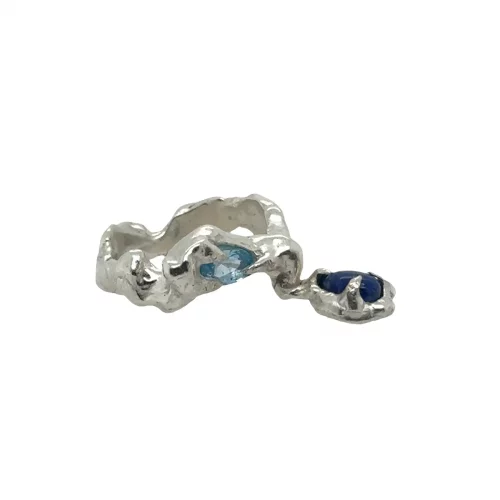 STAR Another W. TAO Tearddrop Ring 'Baby Blue Topaz' (TEARDROP