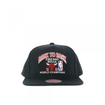  91-92 Back To Back Champs Snapback HWC Chicago Bulls : Sports &  Outdoors