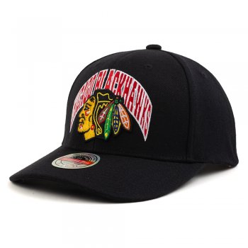 Streetwear REEBOK Chicago Blackhawks T-Shirt Indian Chief NHL Hockey