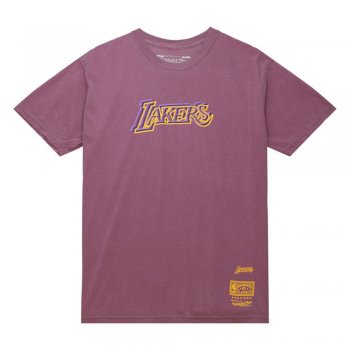 Men's T-Shirt Mitchell & Ness NBA Final Seconds Tee Lakers Black