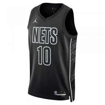 Men's Brooklyn Nets Jordan Brand Black Courtside Statement Edition Pullover  Hoodie