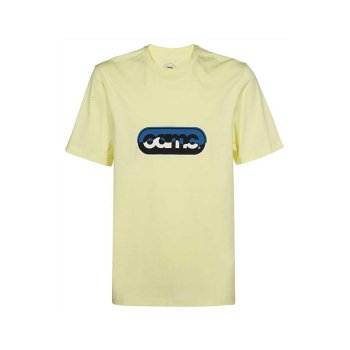 ★OAMC★ Trail Short Sleeve T-Shirt Light Yellow 23E28OAJ08C T-shirts OAMC Jersey Trail Tee Knitted 'Light Yellow