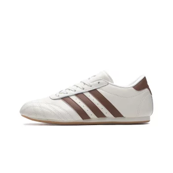 ★adidas★ Taekwondo Race Off White Brown JQ0565 Adidas Women's Taekwondo Leather 'Off White/Brown' - JQ0565