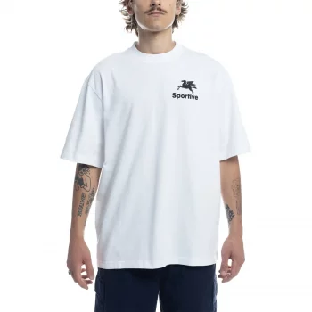 スティーシー T-shirts Goodies Sportive Pegasus T-shirt 'White' (PTW23