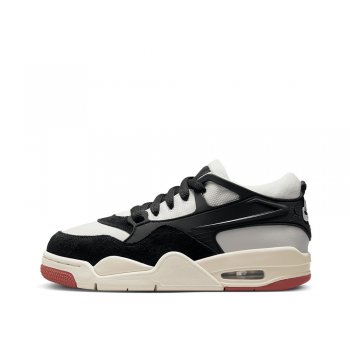 Air Jordan 4 RM (GS) Black/Dark Grey/Light Bone shoes