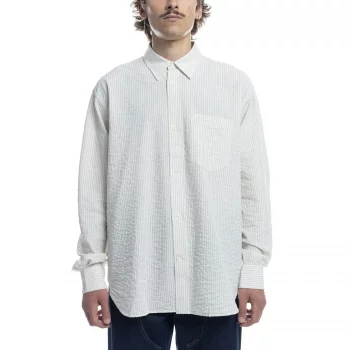★【Norse Projects】★NIELS CLASSIC STRIPE SHORT TSHIRT★ Norse Projects Niels Classic Stripe SS Tee - Navy/White
