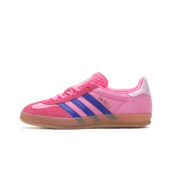 ◆adidas◆ Gazelle Indoor Pink Green JI2713 Adidas: Gazelle Indoor Sneakers (Pink/Green) | DSMNY E-SHOP