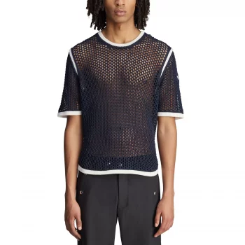 Tシャツ・カットソー WALES BONNER Men T Shirts MS24JE16 BLACK Wales Bonner T-Shirts for Men - Shop Now on FARFETCH