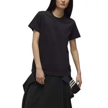 Tシャツ・カットソー Y-3 FW25 \"Y-3 SHORT SLEEVE TEE\" (KB2608 BLACK) Clothing - Y-3 Short Sleeve Tee - Black | adidas Qatar