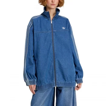 adidas originals TRACK DENIM SWEAT スウェット adidas Adicolor Denim Track Top - Blue | Free Shipping with