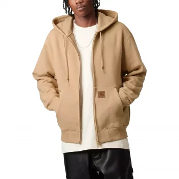 ★ドイツ発*carhartt WIP*新作*Chase ZIPフーディ/Dusty-h-brown ☆ドイツ発*carhartt WIP*新作*Chase ZIPフーディ/Dusty-h-brown